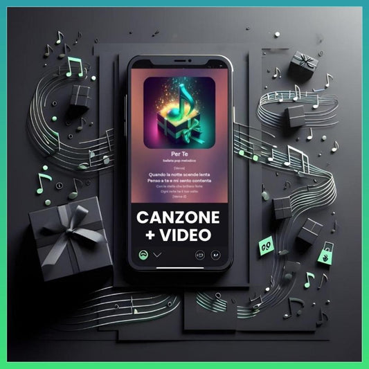 Canzone Personalizzata + Video Con Testo - Consegna 2/4 Giorni